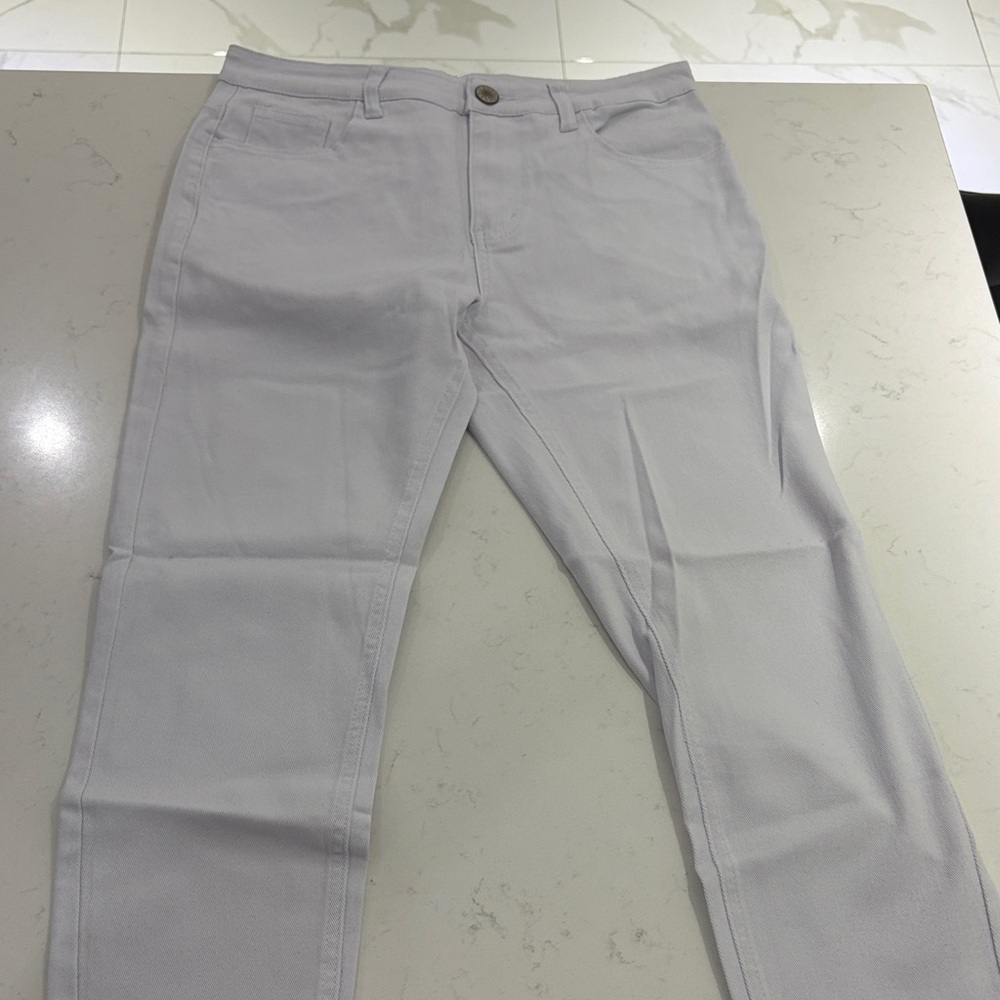 Men's Skinny Jeans in Light Gray